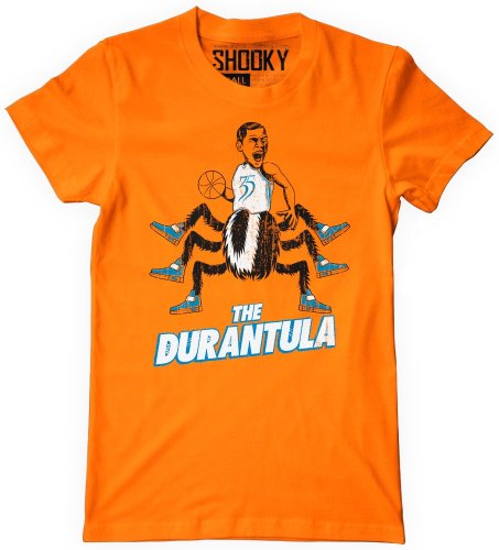 THE DURANTULA TShirt Okc THUNDER UP Tee Oklahoma City Durant Basketball Kevin N