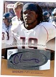 Chris Henry Autographed/Hand Signed Football Card (2007 Sage Bronze Level #A23)