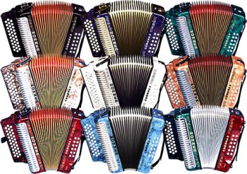 Corona II Classic Accordion  EAD  Light Blue