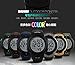 Gosasa LED Sports Military Men's Wristwatches 50m Waterproof Digital Casual Watch(Gold)