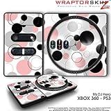 DJ Hero Skin Lots Of Dots Pink on White fit XBOX 360 and PS3 (DJ HERO NOT INCLUDED)