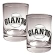 San Francisco Giants MLB 2pc Rocks Glass Set - Primary Logo by Great American Products