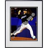 Photofile Toronto Blue Jays Roy Halladay 2008 Pitching Action - Matted 8x10 Photo in Aluminum Frame