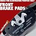 MDB1224 FRONT MINTEX BRAKE PADS Reliant Scimitar 1.8 Sabre 92-94