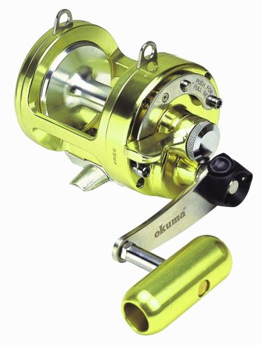 SportingGoods: Okuma Fishing Tackle Titus Gold Alum. Lever Drag Trolling Reel 2 Speed 480yd 30lb