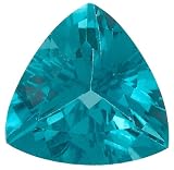 10x10mm Trillion Cut Paraiba Apatite Loose Gemstone