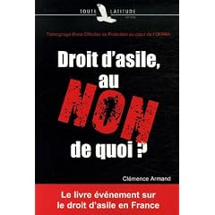 Droit d'asile, au NON de quoi ? : T�moignage d'une Offici�re de Protection au coeur de l'OFPRA