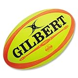 Gilbert Omega Match Rugby Ball (Fluro, Size-5)