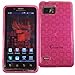 Pink - Cruzer Androidified High Gloss TPU Soft Gel Skin Case - For Motorola Droid Bionic XT875