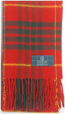 Scottish Cameron Clan Modern Tartan Clan Scarf Gift
