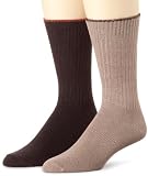 Rockport Mens 2 Pair Pack Bamboo Ribbed Casual Crew Socks