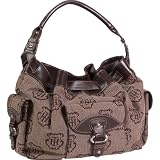 Tommy Hilfiger Herringbone Crest Jacquard Drawsting Shoulder Bag