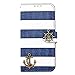 iPhone 6 Case, iPhone 6s Case, TabPow Navy Blue Stripes Anchor Flip Wallet PU Leather Case [with Card Slots & Magnetic Flap Closure] Stand Case Cover for Apple iPhone 6 / iPhone 6s (4.7 inch)