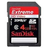 SanDisk SDHC 4GB Extreme Speicherkarte mit 10 Euro Gutschein f�r Online-Fotoservice - exklusiv bei Amazon.devon "SanDisk"