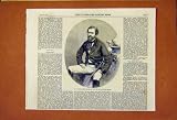 THOMAS HENRY KAVANAGH LUCKNOW HERO OLD PRINT 1859
