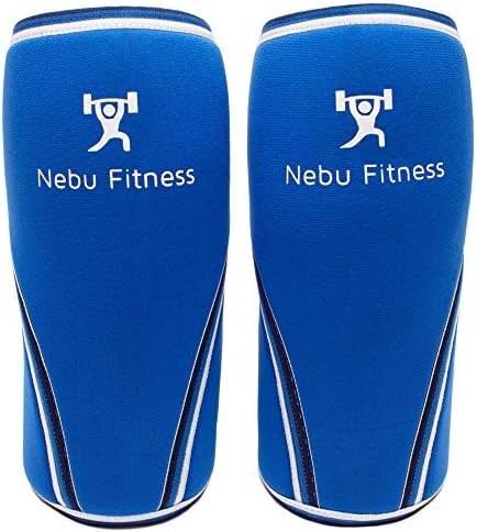 Knee Sleeve(1pair) 7mm Neoprene Compression - Maximum Support. Great for Crossfit, Powerlifting, Sports, Joint Support, Injury Prevention and Recovery/rehabilitation, Great for Men and Woman