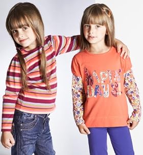 2 Pack - Pure Cotton Long Sleeve Assorte