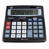 12-Digit Full-Sized Desktop Calculator with Angled Display, 5-3/4Wx6D CEB95005