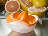 Zak Designs Hex Citrus Countertop Juicer, Orange