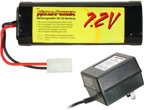 7.2V NiCd Battery With Charger - Battery With Charger