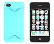 Sea Green Credit Card ID Case for Apple iPhone 4, 4S (AT&T, Verizon, Sprint)