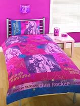 Character World Hannah Montana Golden Glamour Rotary Duvet Set, Single