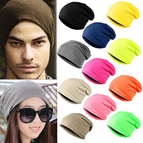 FUNOC Unisex Men Women Winter Warm Ski Knit Hip Hop Cool Hiphop Cap Beanie Hat