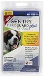 Sentry 6 Count Fiproguard Plus for Dogs Squeeze-On, 89-132-Pound