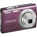 Nikon Coolpix S230 10MP Digital Camera with 3x Optical Zoom and 3 inch Touch Panel LCD (Plum)