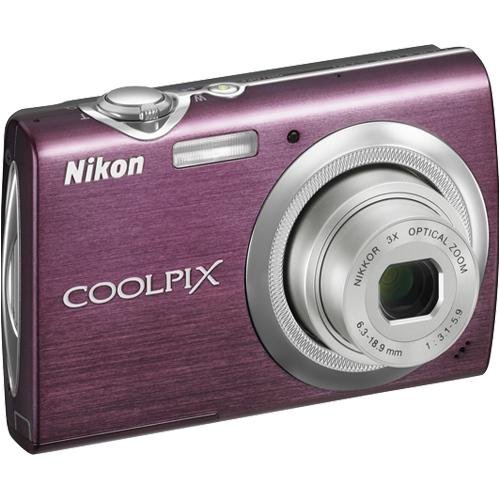 Nikon Coolpix S230 10.0 Megapixel Digital Camera - Plum