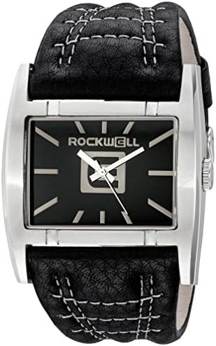 Unisex AP102 Apostle Stainless Steel Case Black Leather Band Watch