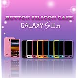 Galaxy s2 lte sc-03d ケース galaxy s2 lte sc-03d カバー ボタンシリコンソフトケース 13 (オレンジ)保護シート付き！日本未発売！国内発送！ギャラクシー s2 lte ケース