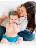 Teething Bling Donut Shaped Pendant Teething Necklace