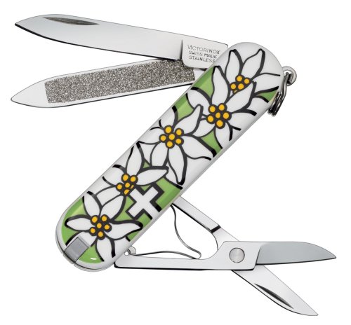 VICTORINOX(ビクトリノックス) クラシック エーデルワイス柄 GN 保証書付 0.6203.840GN 【日本正規品】
