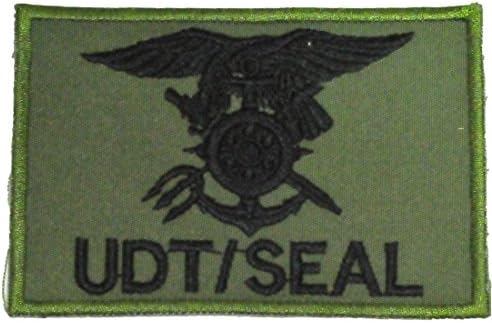 Enitel Patch' Rokn Udt/seal Subdued Patch 3.5" X 2.3" Militaly Emblem