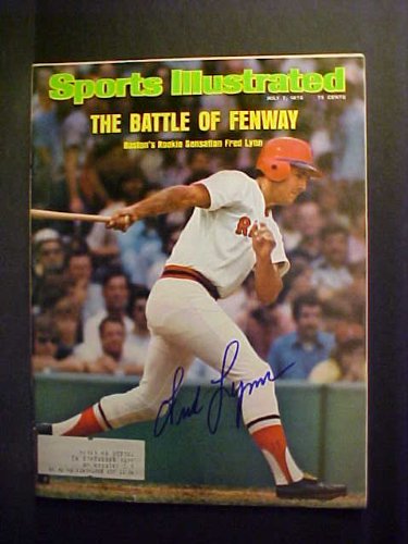 Fred Lynn Boston Red Sox Autographed July 7, 1975 Sports Illustrated Magazine