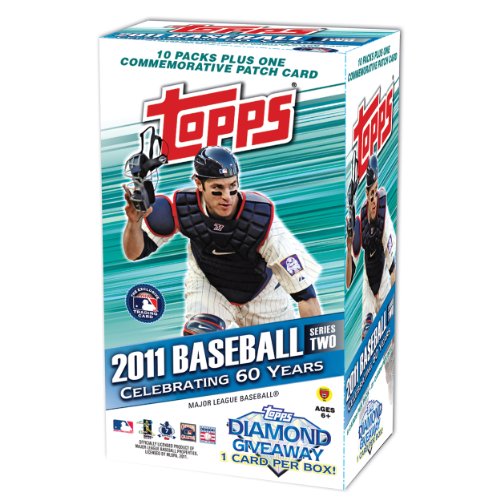 2011 Topps Series 2 MLB Hobby Baseball Factory Sealed Blaster Box with Exclusive Commemorative Patch Card!
