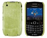 Hard Snake Skin Case for BlackBerry Curve 8520 / 8530 / 9300 - Green