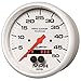 Auto Meter AutoMeter 200644 Gauge, Speedometer, 5", 50Mph, GPS, Marine White