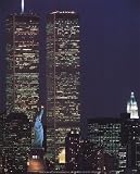 Wtc With Statue Of Liberty Art Poster PRINT Unknown 8x10 Wtc With Statue Of Liberty Art Poster PRINT Unknown 8x10