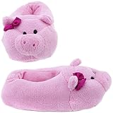 Capelli NY Pink Pig Animal Slippers for Women
