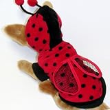 Ladybug Costume Hoodie Jacket pet dog clothes APPAREL Chihuahua Teacups Miniature M