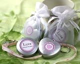 Love Beyond Measure Measuring Tape Key chain in Sheer Organza Bag - Baby Shower Gifts & Wedding Favors