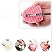 Lookatool Pro Cosmetic Makeup Face Powder Blusher Toothbrush Curve Foundation Brush + Cleaning Glove MakeUp Washing Brush