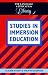 Book Studies in Immersion Education (The Language and Education Library, 11)