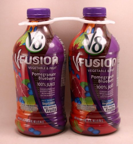 V8 V-Fusion 100% Juice Blueberry pomegranate vegetable and fruit juice - 2/46oz