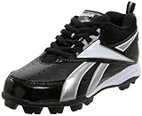 IMAGE OF Reebok Kids' Jr. Allout SPD M MRT (11) Football Cleats,Black/Black,2.5 M US Little Kid