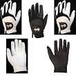 Confidence Golf 3 Pack of Mens Golf Gloves 2 White 1 Black