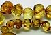 WildSheep Baltic Amber Teething Anklet: Baroque Honey 17cm