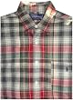 Men's Polo By Ralph Lauren Lowell Sport Long Sleeve Flannel Polo Shirt Plaid Size Large